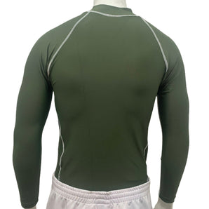 Alliance Sports Elite Compression Baselayer Long Sleeve Top - Bottle Green