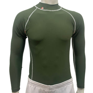 Alliance Sports Elite Compression Baselayer Long Sleeve Top - Bottle Green