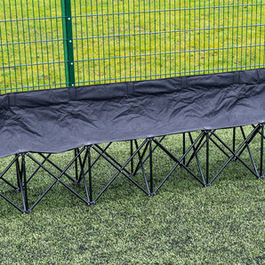 Precision 6 Seater Quick Football Subs Bench