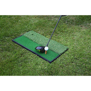 Precision Launch Pad 2 in 1 Golf Practise Mat 2ft x 1ft