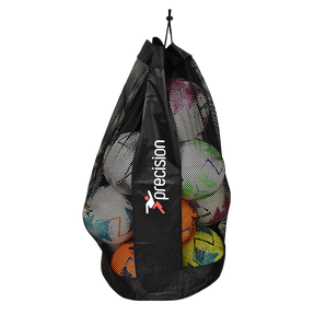 Precision 12 Football Ball Bag (Black/Silver)