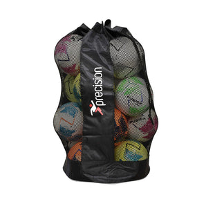 Precision 20 Football Ball Bag "Jumbo" (Black/Silver)