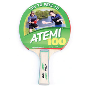 Atemi 100 Table Tennis Bat - 10 Pack