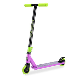 Xootz Stunt Push Scooter - Radioactive Green Design