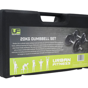 Urban Fitness 20Kg Dumbbell Set