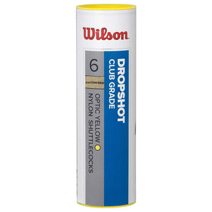 Wilson Badminton Dropshot Shuttle (Tube of 6)