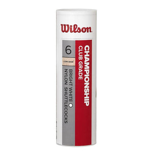 Wilson Badminton Championship Shuttle (Tube of 6)