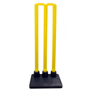 Yellow Plastic Wickets (Rubber Sockets)