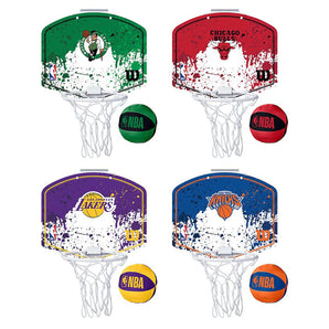 Wilson NBA Basketball Team Mini Hoop Door Set