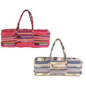 Yoga-Mad Striped Powerloom Yoga Kit Bag