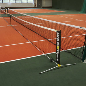 Tennis Zsignet 42 (12.8m) Full Size Portable Net System and Wheelie bag. Sold by Alliance Sports Innovation