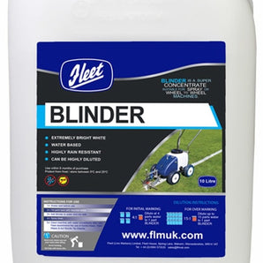 Fleet Blinder Concentrate Pitch Marking Paint - White 10 Litres Spray or Wheel to Wheel Application