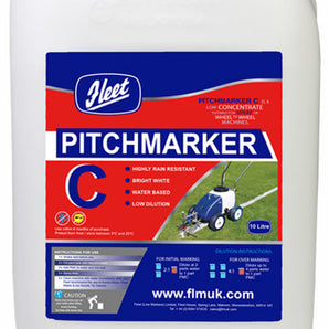 Fleet Pitchmarker C Paint - White 10 Litres Spray or Wheel to Wheel Application